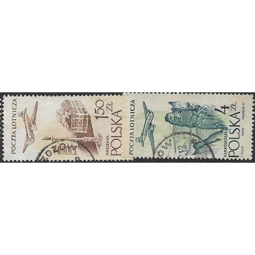 1957 Michel 1036+1039 - fine used (o)