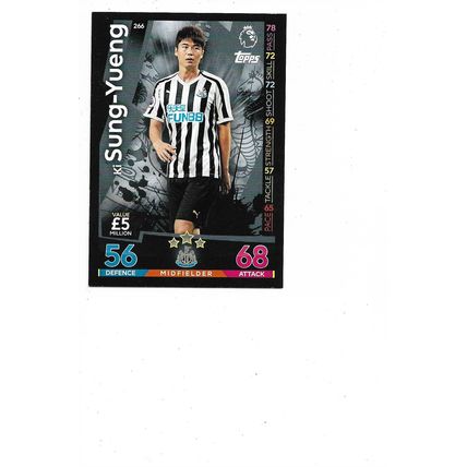 Match Attax 2018/19 266 Ki Sung-Yueng Newcastle United