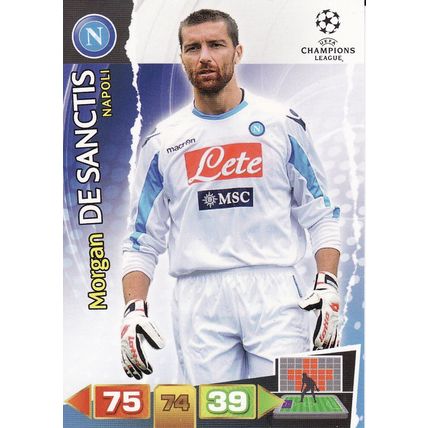 Adrenalyn XL Champions League 2011/2012 Morgan De Sanctis Napoli