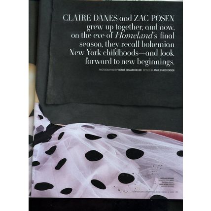 Town & Country March 2020 Issue CLAIRE DANES Cover/Article bRITAIN'S PRINCESS