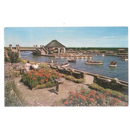 NORTH BOATING LAKE, GREAT YARMOUTH, used vintage postcard by Jarrold 1965 pm =