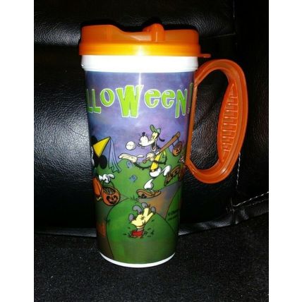 DISNEYLAND HALLOWEEN 2016 LIMITED ITEM TRAVEL MUG CUP W/ LID~NEW~EXCLUSIVE