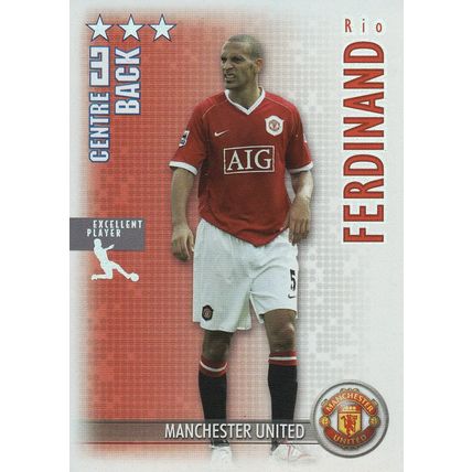 Shoot Out 2006-2007 Rio Ferdinand Manchester United Excellent Player