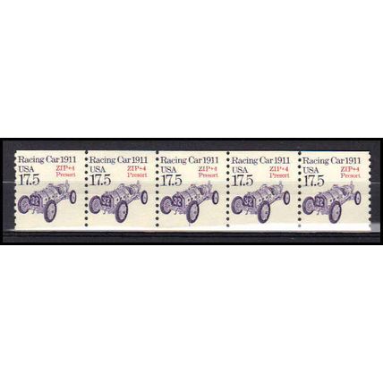 2262a 17.5c Race Car Fine MNH Dry Gum PNC 1/5 X1001
