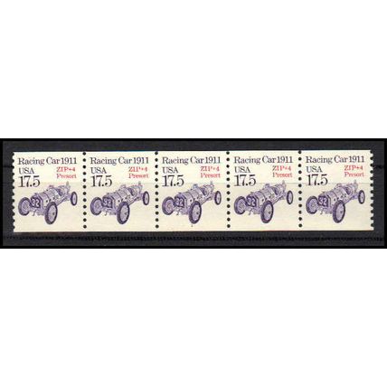 2262a 17.5c Race Car Very Fine MNH Dry Gum PNC 1/5 X1066