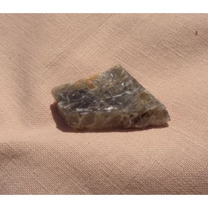 E Black Moonstone 1.125 Inch Raw Stone Crystal Energy Work 2 Flat Sides