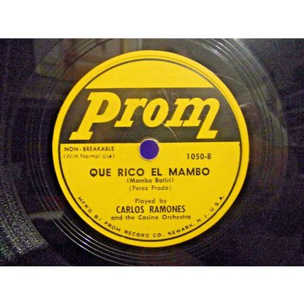 Carlos Ramones-Mambo No. 5 / Que Rico El Mambo-10" LP-1950-VG+ *Prom 1050