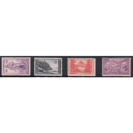 748 9c Glacier National Park Barely Clears MNH VA0797c