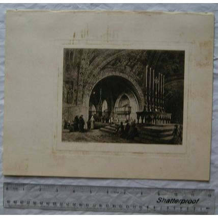 1905 illustration The Church of St. Francis, Assissi by Axel Herman Haig