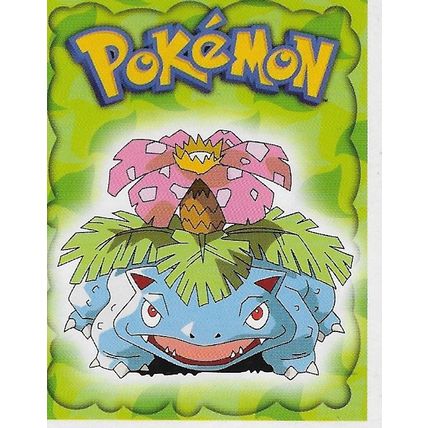 Merlin Pokèmon Sticker Series 1 Collection - Sticker: 3, Venusaur