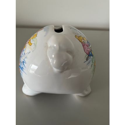 VINATGE PIGGY BANK - TEDDY BEAR SCENES