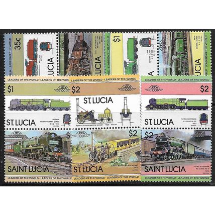 1983 10 different values - MNH (**) - TRAIN