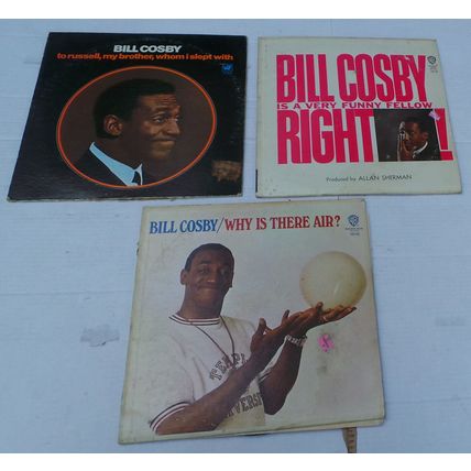 3x Bill Cosby Vinyl Record LP WS 1134 / W 1606 / W 1518 VG/G condition