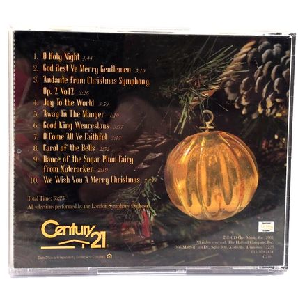 2001 Joyful Holidays Advertisement Century 21 Christmas Music CD