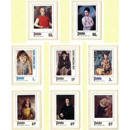 Poland. 1974. Michel # 2338 / 45. Children’s Day. Polish paintings of Children