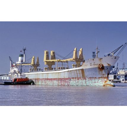 SQ2132 - Iranian Cargo Ship - Iran Borhan - photograph 6x4