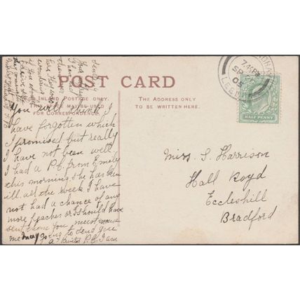 Post Office, Roundhay, Leeds, Yorkshire, 1905 - George Richardson Postcard