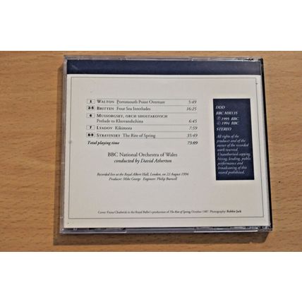 BBC Music Vol. III No.11 Stravinsky, Britten, Walton, Mussorgsky CD 1995 VGC.