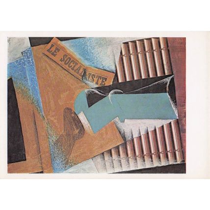 Juan Gris The Sunblind Tate Gallery Painting Postcard