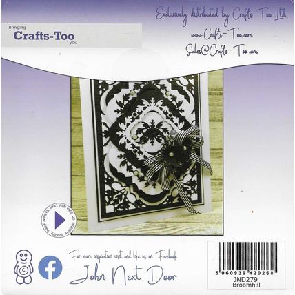 John Next Door. Broomhill Die Set. Die Cutting Cardmaking Scrapbooking Crafts