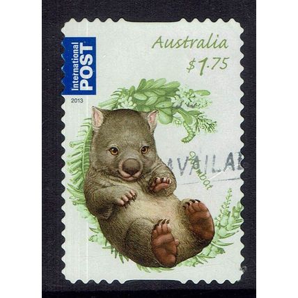 AUST 2013 BUSH BABIES 11 WOMBAT IP $1.75 SG 3967 - USED