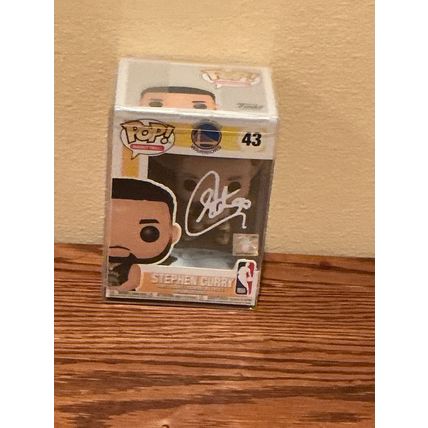 Funko Pop! NBA - Stephen Curry #43 Facsimile Laser Autographed (Box & Protector)