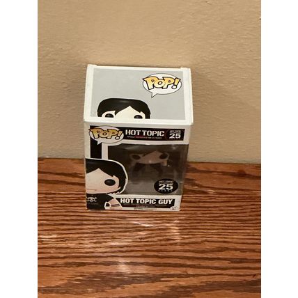 Funko Pop! Hot Topic Guy Exclusive Celebrating 25 Years Figure (Box & Protector)