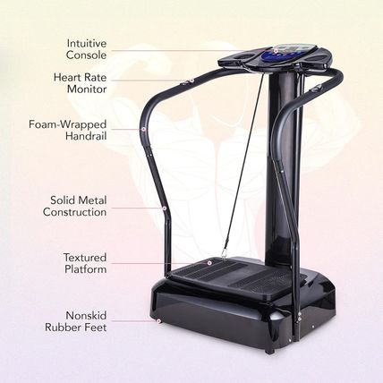 2000W Whole Body Vibration Platform Exercise Machine with MP3 Player (180 Speed