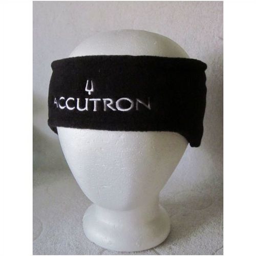 Accutron Black Fleece Headband Adult size New