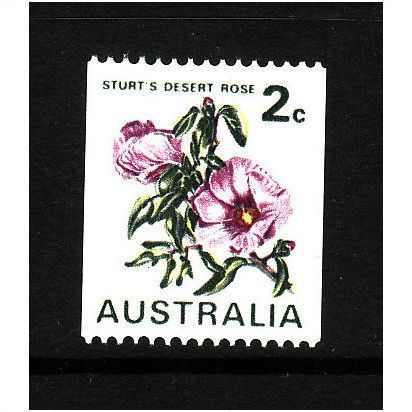 AUSTRALIA 1971 SG 465a 2c STUARTS DESERT ROSE U/M MINT#1
