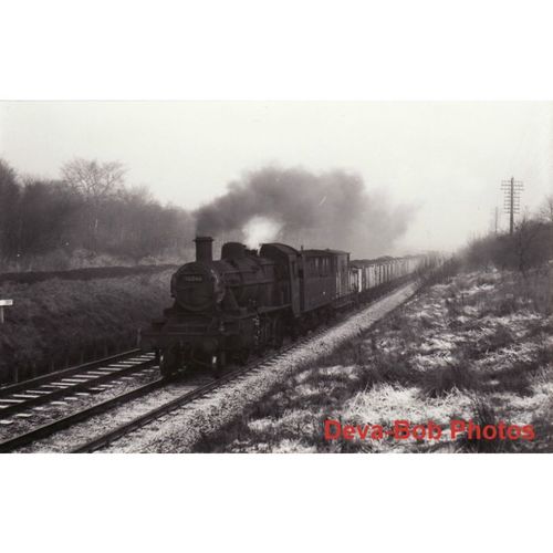 Railway Photo BR 2MT 78046 Cadder Yard 1964 Standard 2-6-0 Loco