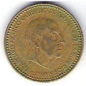 Espagne 1 PESETA 1966