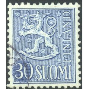 Finland 1963 - SG656 - 30p blue - Lion - used