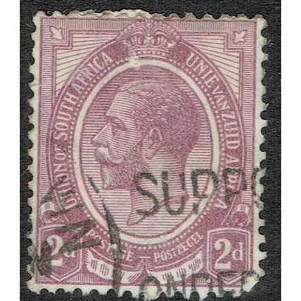 South Africa 1913 2d Dull Purple SG6 GU