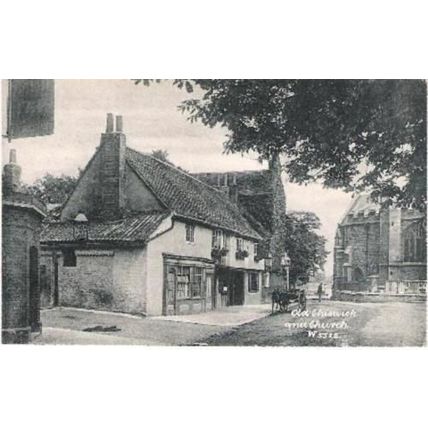 London - Old Chiswick & Church - postcard c.1910s