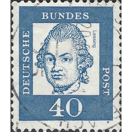 GERMANY, Johann Wolfgang von Goethe, poet, brown 1961, 50pf, #5