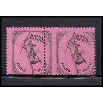 Revenue 20L56 1c Mercury Series Misperfed MNH Pair K0144