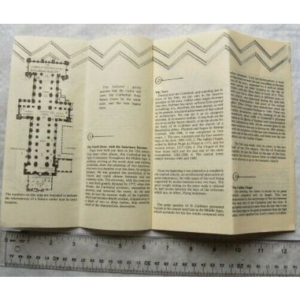 c1970s A walk round Durham Cathedral by C. J. Stranks Illustr Katherine Spawling