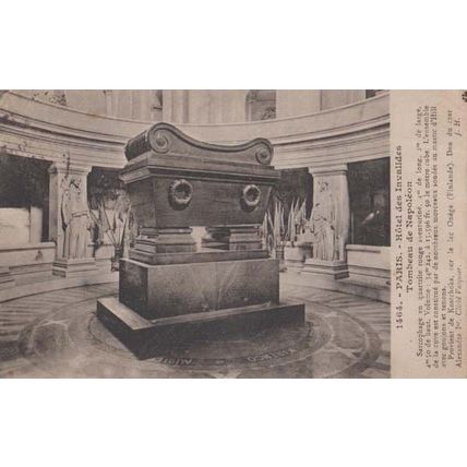Paris Hotel Des Invalides Tombes De Napoleon Antique French Military Postcard