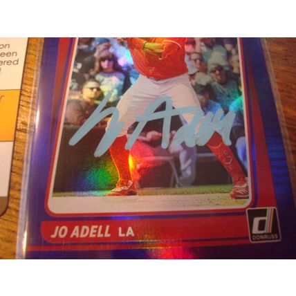 2021 Donruss Rated Rookie, Autograph Card w/COA, JO ADELL Rc,