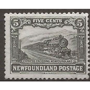 Newfoundland 1928 SG168 5c Grey Very Fine Used. ..