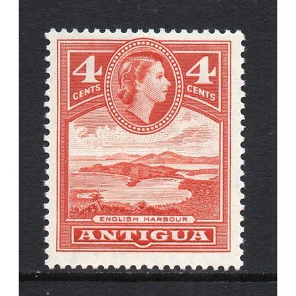 Antigua - 1953-62 - 4c English Harbour (sg124) Mint Hinged