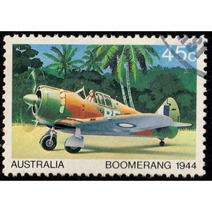 Australia 1980 Aircraft Boomerang 45c Used Stamp