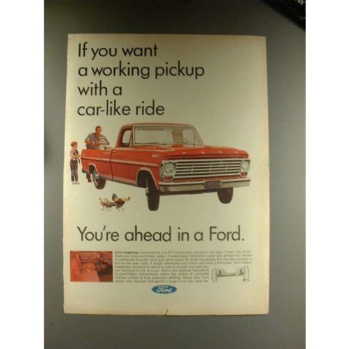 1967 Ford Pickup Truck Ad - Car-Like Ride