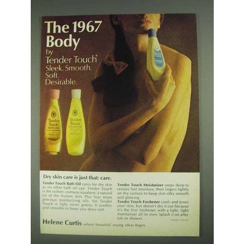 1967 Helene Curtis Bath Oil, Moisturizer & Freshener Ad