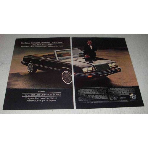 1982 Chrysler LeBaron Convertible Ad