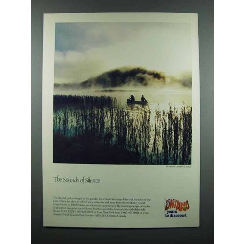 1983 Ontario Canada Ad - The Sounds of Silence