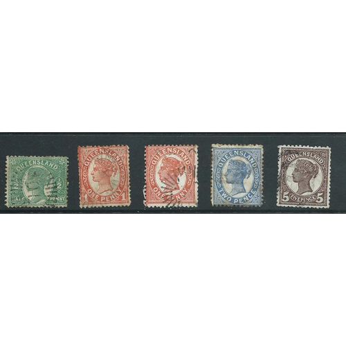 australia queensland sg208 1895 range sg 208 used range