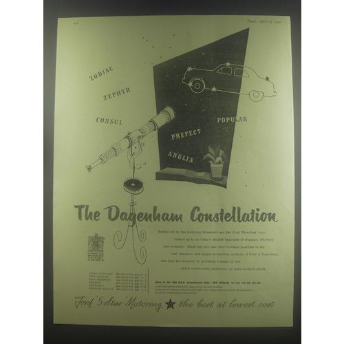 1954 Ford Motor Company Ad - The Dagenham Constellation
