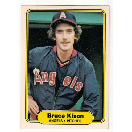 1982 Fleer baseball card 467 Bruce Kison– Angels